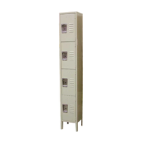 OMCAN 13130 Painted Steel 4-Tier Locker 12"W x 18"D