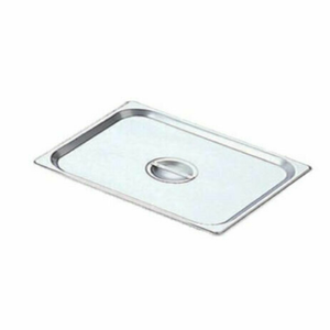 Couvercle de plat à vapeur en acier inoxydable massif demi-taille Omcan 80265