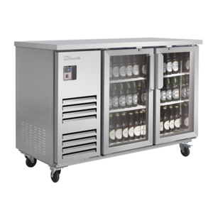 Blue Air BLBB59-2SG-HC 58.75" Glass Door Back Bar Cooler