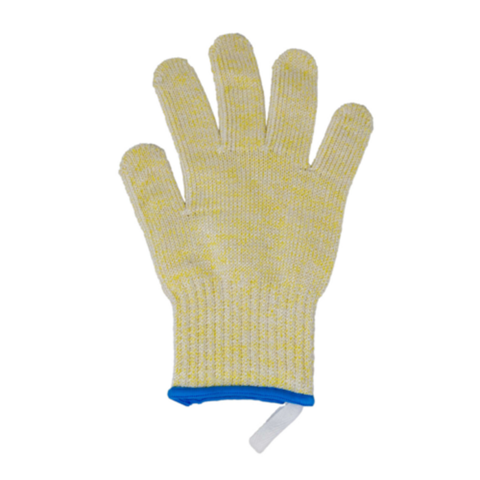 Gants Omcan 47256 haute performance résistants à la coupe pour une protection supérieure des mains Gant de sécurité en tricot grand avec poignet bleu