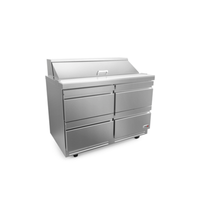 FAGOR FST-48-12-D4-N 48-3/8"W Sandwich Salad Prep Refrigerator With Stainless Steel Construction