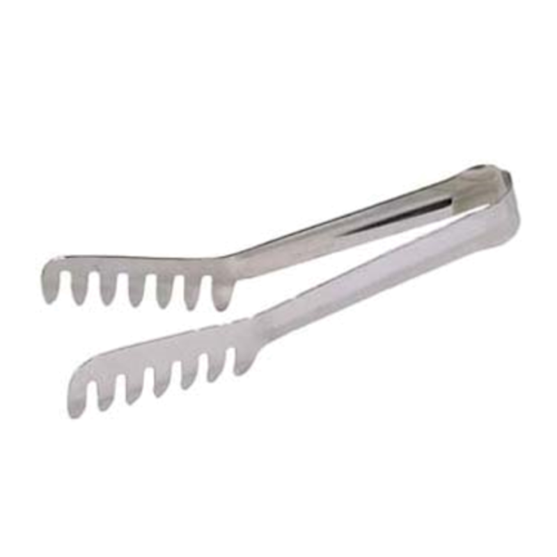 SST-8 Stainless Steel Spaghetti Tongs 8" Long Serving Utensil Perfect For Pasta Plating And Serving.