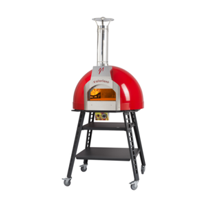 Trento Valoriani 48143 BABY-75-RED-METL Baby 75 Gas Pizza Oven, 2 Pizza Capacity