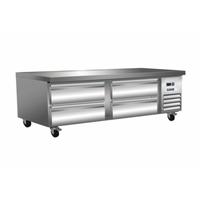 IKON ICBR-74 74-Inch Wide Refrigerated Chef Base Equipment Stand