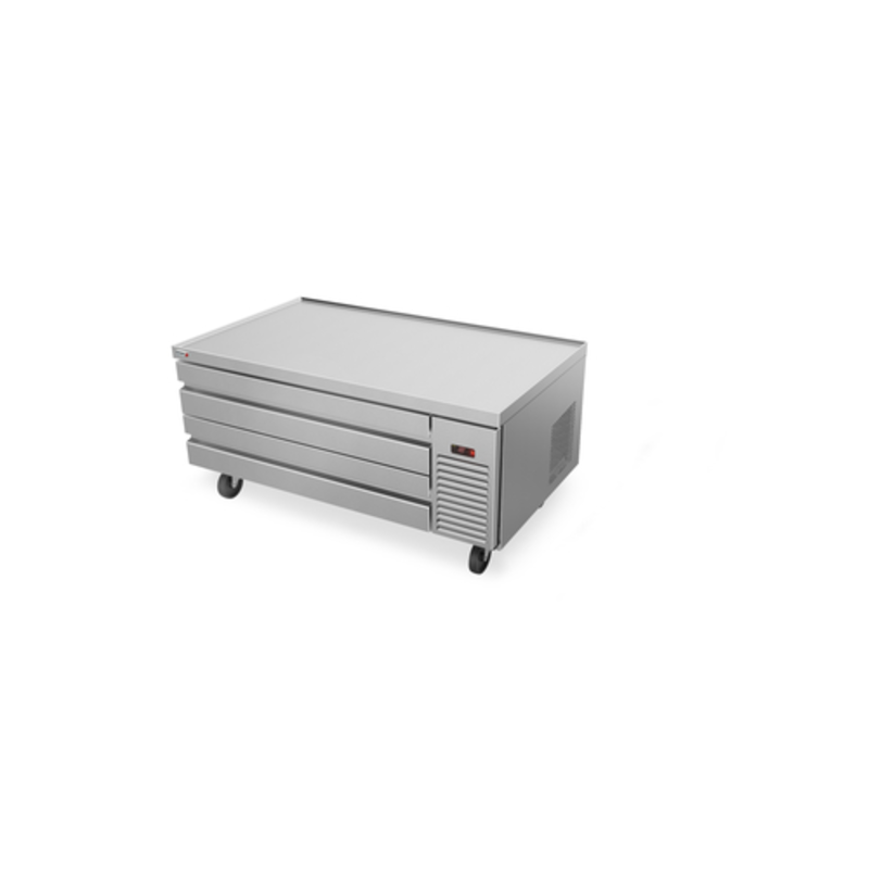 Fagor 19056540 FCBR-52 53" Refrigerated Chef Base Stand With Two Drawers And Rollers For Easy Mobility.