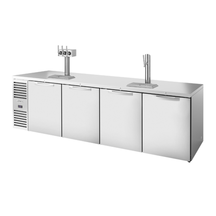 True TDR108-RISZ1-L-S-SSSS-1 108" Refrigerated Draft Bar Cooler