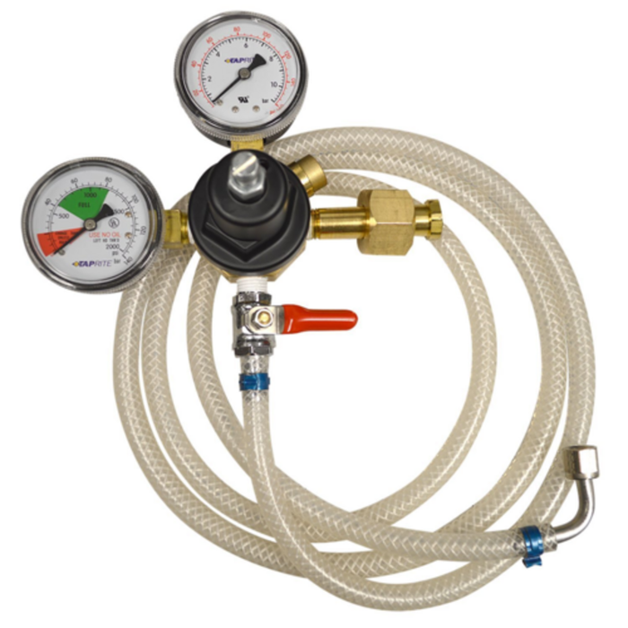 BUNN 52820.0000 Primary CO2 Regulator Kit with Double Gauge, 6 ft Line