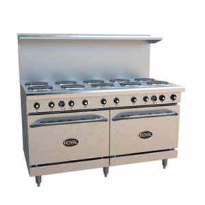 Royal RRE-10-CC 60" Electric Restaurant Range with 10 Hotplates