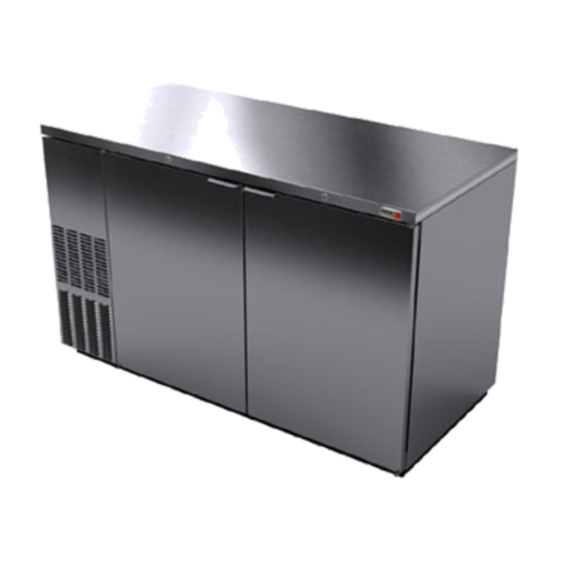 Fagor Back Bar Cooler with Two Solid Doors and Stainless Steel Finish for Bar Efficiency