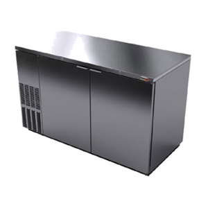 Fagor Back Bar Cooler with Two Solid Doors and Stainless Steel Finish for Bar Efficiency
