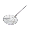 Heavy Duty Spiral Wire Skimmer With Long Handle And Open Wire Bowl Design For Efficient Cooking