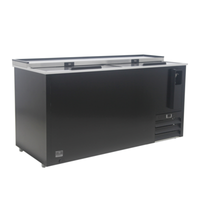 Kelvinator KCHBC65 65"W Slide Top Black Bottle Cooler