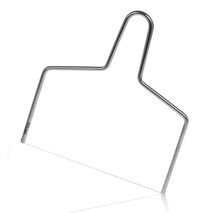 Boska 602524 Roquefort Bow Cheese Cutter, 9.49"L x 8.7"W, Stainless Steel