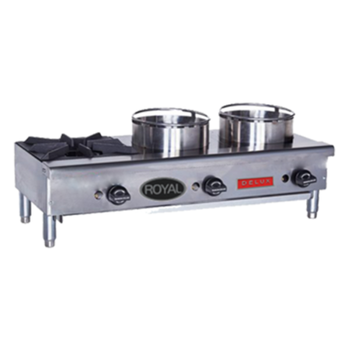 Royal ORHP-336 36" Countertop Three Burner Gas Wok Range