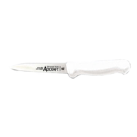 Adcraft CUT-4/2WH 4" White Handle Paring Knife Advantage Series
