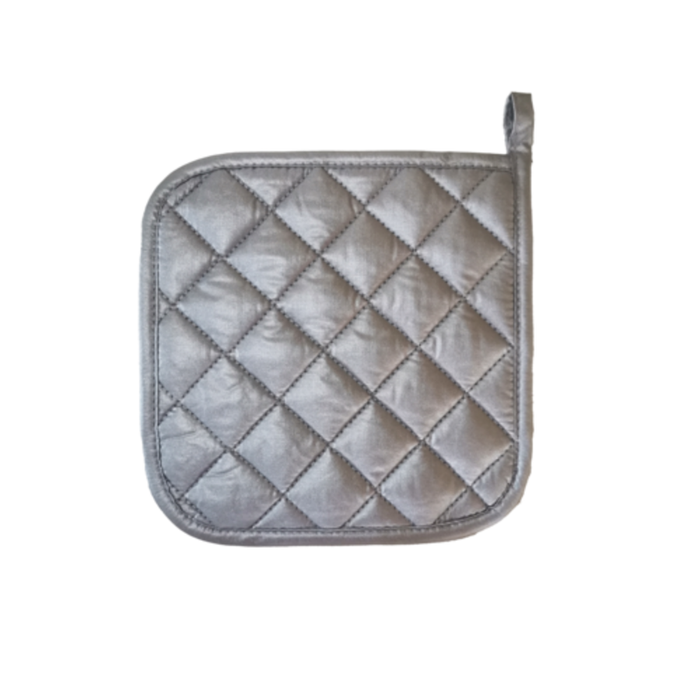 Omcan 81180 8" x 8" Silver Coated Cotton Pot Holders (12 Pack)