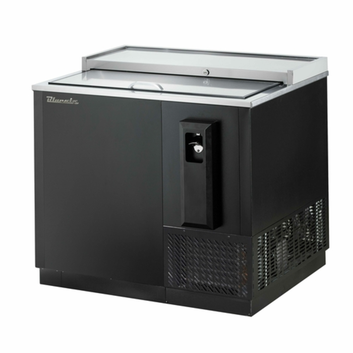 Bluenix BBC-36B-HC 36-3/4" Wide Solid Sliding Lid Bottle Cooler