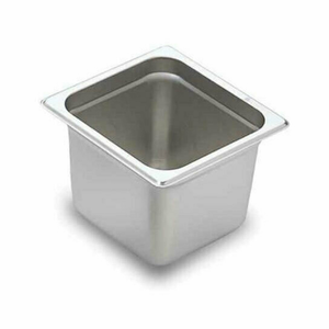 Omcan 80279 1/6 Size 6-7/8" x 6-5/16" Stainless Steel Steam Pan
