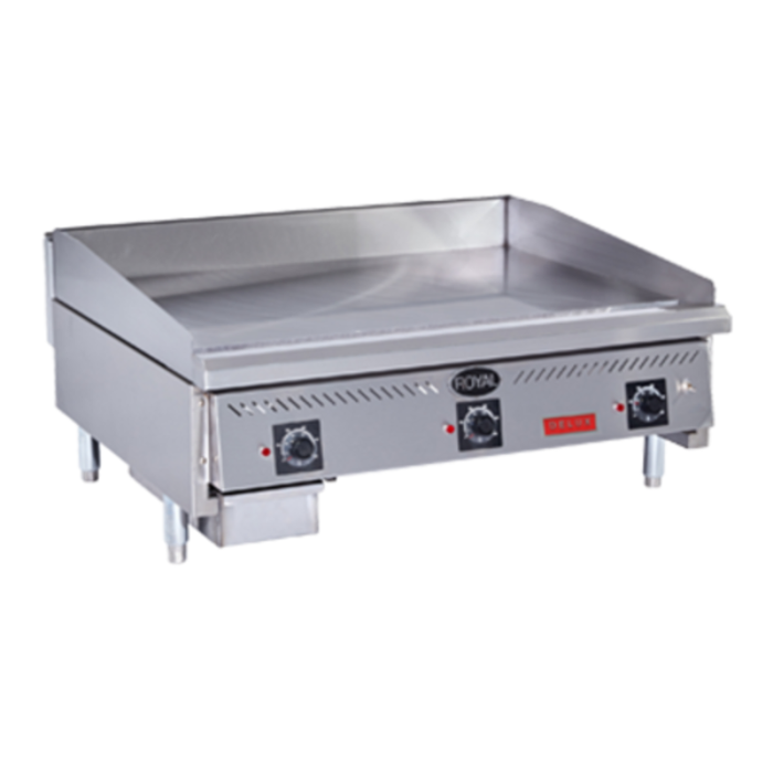 Royal RDSAC-36-D Delux Series 36" Gas Countertop Thermostatic Griddle