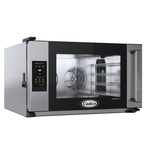Cadco XAFT-04FS-TR Bakerlux Electric Countertop Convection Oven 4 Pan
