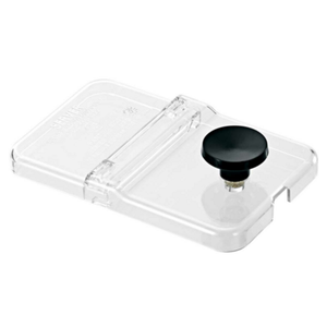 Server Products 87253 1/9-Size Clear Plastic Hinged Jar Lid