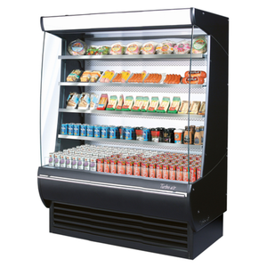 Turbo Air TOM-60DXB-N 59-5/8"W 29.4 cu. ft. Open Display Merchandiser