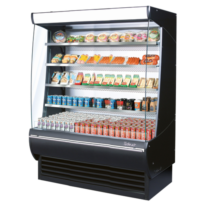 Turbo Air TOM-60DXB-N 59-5/8"W 29.4 cu. ft. Open Display Merchandiser