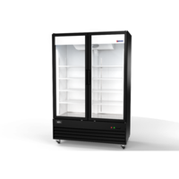 Réfrigérateur vitré commercial à deux portes Omcan 50124 de 54 po, 35,5 pi³