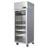 EFI C1-29GDSVC 28.7" Top-Mount Glass Door Refrigerator Merchandiser for Displaying Chilled Beverages and Dairy Products.