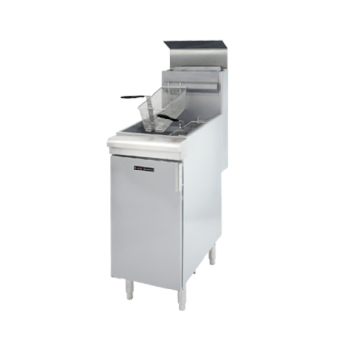 Black Diamond BDGF-90/NG 40 lb. Capacity Gas Deep Fryer