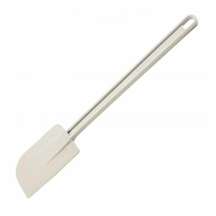 Omcan 80030 Plastic Spatula 9.5-Inch Blade for Commercial Kitchens plastic spatula with long handle for scraping and spreading