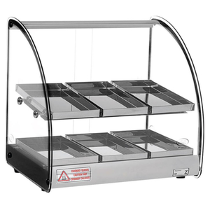 Celcook CHD2-19ACL 18.5" Heated Countertop Deli Display Case