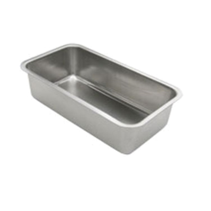 BAKEWARE LOF-953 Stainless Steel Oblong Loaf Pan 9.38" x 5.25"