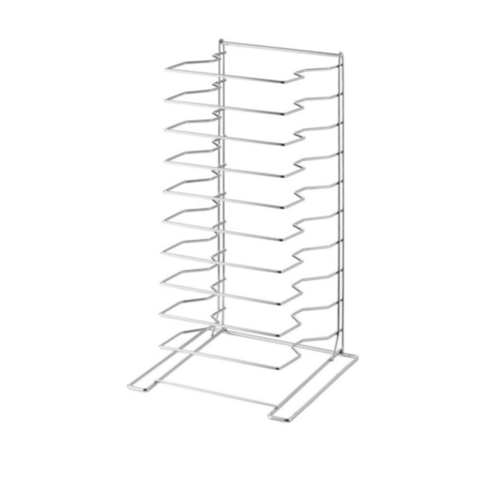 Omcan 81118 10-Slot Commercial Pizza Pan Rack with 1.65" Spacing