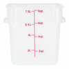 Clear Polycarbonate Food Storage Pan With Measurement Markings For Easy Portion Control