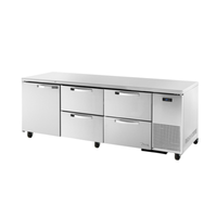 Réfrigérateur de comptoir à quatre tiroirs True TUC-93D-4-HC, 93 po