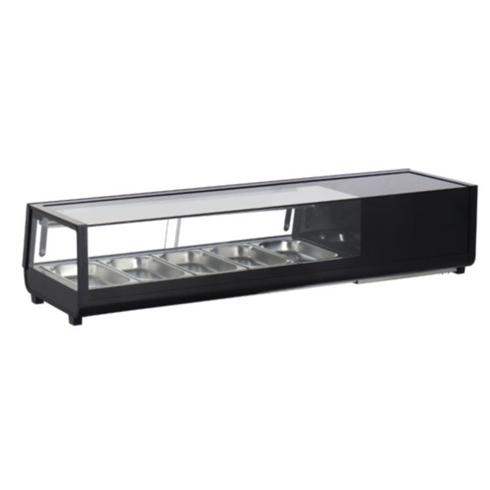 OMCAN 48668 54" Refrigerated Rectangular Sushi Showcase Display Case