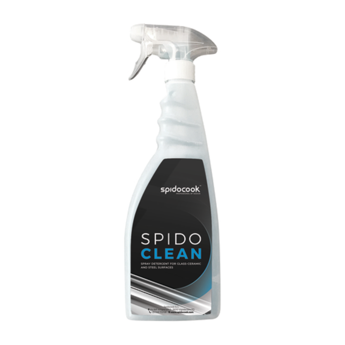 SpidoClean Alkaline Cleaner 750ml Spray Bottle For Ceramic Glass Cooking Systems