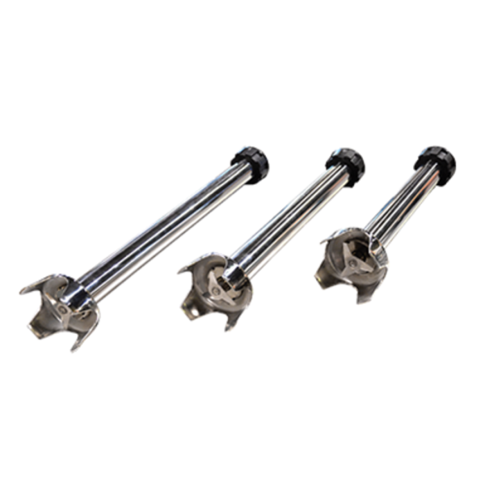 Omcan 28703 21" Long Detachable Shaft for Immersion Blender stainless shaft attachment with blade for commercial kitchens