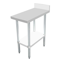 Omcan 46514 Table de remplissage pour équipement 30" x 15" en acier inoxydable