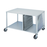 Winholt ES-CO-3048M Support d'équipement en acier inoxydable pour four à convection, 122 cm (48 po) de longueur x 76 cm (30 po) de largeur