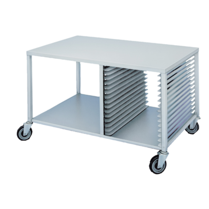Winholt ES-CO-3048M Support d'équipement en acier inoxydable pour four à convection, 122 cm (48 po) de longueur x 76 cm (30 po) de largeur