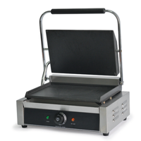 Global Solutions GS1620 Sandwich Panini Grill 13" x 8.5" Flat