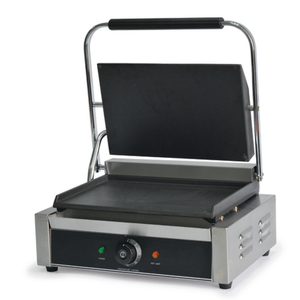 Global Solutions GS1620 Sandwich Panini Grill 13" x 8.5" Flat