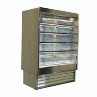 Howard McCray SC-OD35E-5-S-LED 63"W Meuble d'Exposition Ouvert Réfrigéré pour Produits Laitiers Autonome