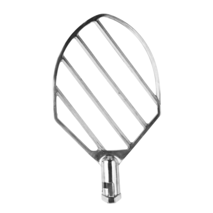 Eurodib M30 Flat Beater Attachment for M30 Planetary Mixer, Stainless Steel Design.