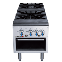 Bluelava BLSP2 18" Gas Stock Pot Range, 160,000 BTU