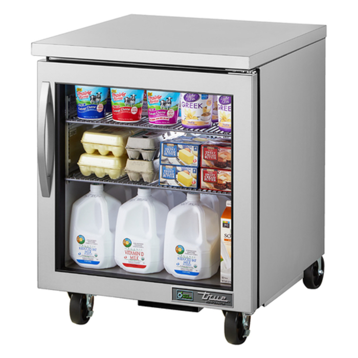True TUC-27G-HC~FGD01 27.63" Undercounter Glass Door Refrigerator