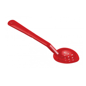 Omcan 85097 Commercial Grade Perforated Stainless Steel Serving Spoon for Catering perforated serving spoon with long handle