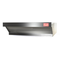 Omcan 41603 hotte en acier inoxydable pour fours Fuoco Series à chambre simple (40637) et double (40638)